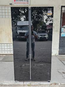 peti sejuk jenama Sharp 2pintu side bay side 