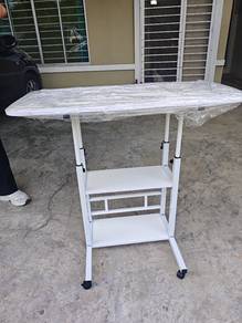 adjustable height laptop side table
