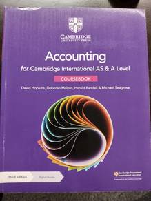 Accounting for Cambridge AS and A Level Coursebook