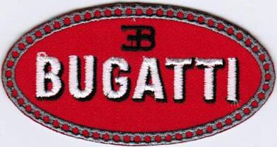 Bugatti Motor Company Automaker Car Racing Patch