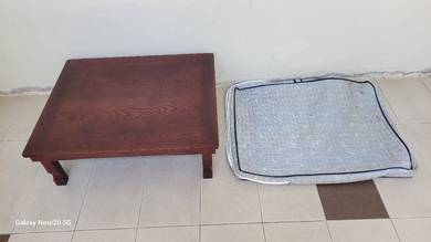 Gyoza Korea solid wooden Coffee Table with Cover