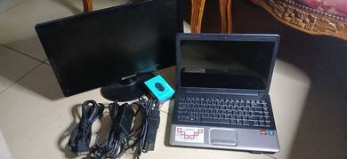 Notebook compaq + gateway monitor