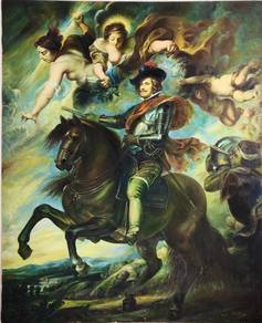 Triumphant Rider with Divine Figures  Reproduction