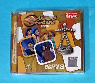 AF AKADEMI FANTASIA 2006 KONSERT 8 VCD VIDEO Cd