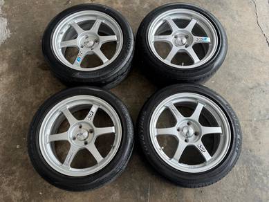 Rim second 16 type c siap tayar vios myvi city gm6
