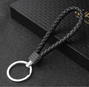 BLACK KEYCHAIN KEY RiNG CHAIN DOOR GiFT KEYFOB