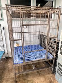 Stainless steel dog cage