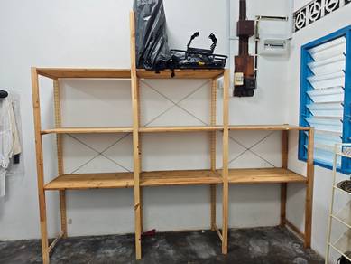[PRE-LOVED] IKEA IVAR 3-Section Solid Pine Shelve