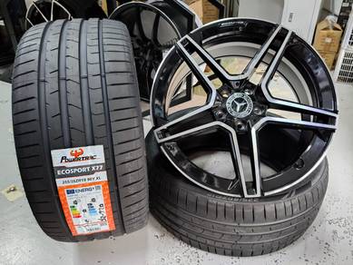 Mercedes W206 W205 W204 19" Rim Tayar Baru R145