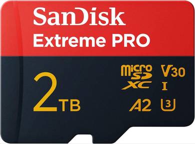 SanDisk ExtremePro 2TB UHS-I C10 V30 A2 Micro SD