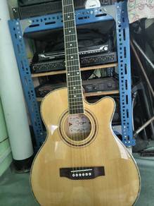 guitar acoustic smiger with bag
