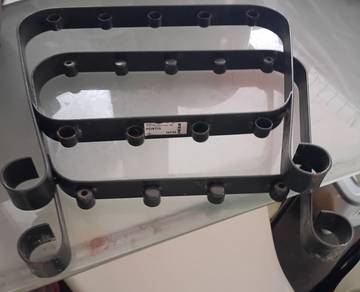 Portis Shoe Rack Black 90x34x28 cm