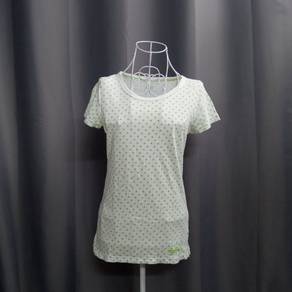 Adidas Neo Green Polka Dot Crew Neck Top