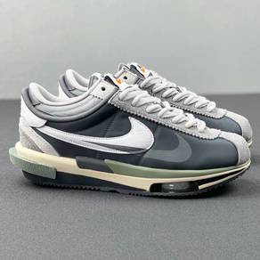 sacai Nike Cortez 4 Black Grey