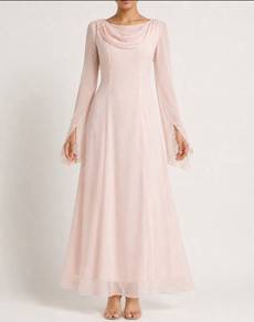 SHEIN Light Pink Maxi Dress