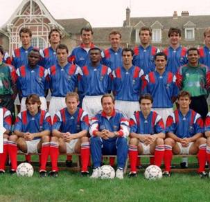 Rare jersey france home euro 1992 no 3