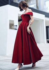 Red wedding bridal evening dress gown RBP1119