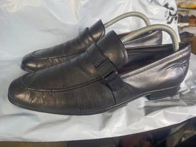 Salvatore Ferragamo Genuine Leather Slip On Shoes