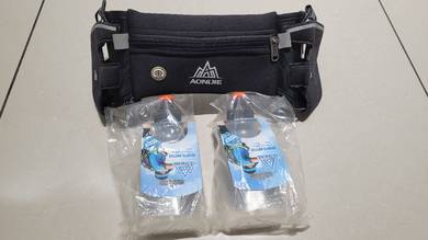 Running Waist Pack + 2 Bottles