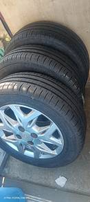 Tayar dan rim untuk spare/fullset
