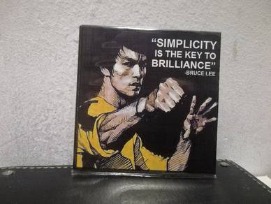 Vintage Bruce Lee Magnetic Sticker 3