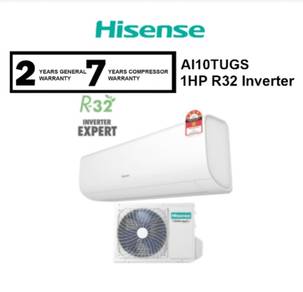 Hisense INVERTER 2.5hp air cond free install (NEW)