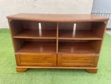 YF09K Almari TV Kabinet Kayu 3.5 Feet Wooden