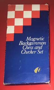 MAS MAGNETIC BACKGAMMON CHESS & CHECKER Set