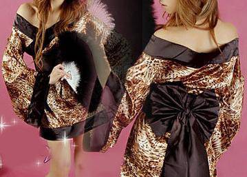 L527-2 Sexy Kimono babydoll Lingerie Costume