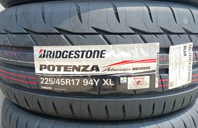 225 45 17 BRIDGESTONE RE005 Tayar Tyre New 2026