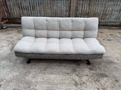6ft Sofa Bed 3 Seater Highback Deep Bench Fabric