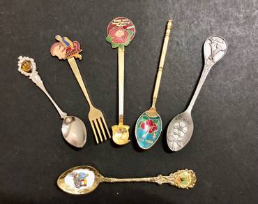 Assorted Malaysia-Singapore Souvenir Spoons