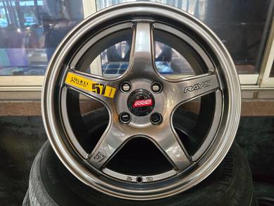 New 15 RAYS 57 Rim Myvi Vios City Jazz Almera Wira