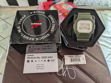 gshock dw5600m2 original complete set