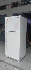2door fridge refrigerator LG 416L peti ais sejuk
