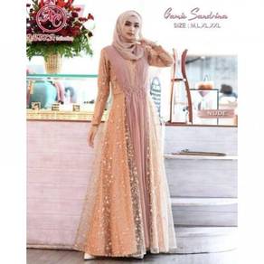 Sandrina dress nude blue red pink gold purple grey
