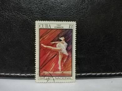 1967 Cuba Stamp International Ballet Festival