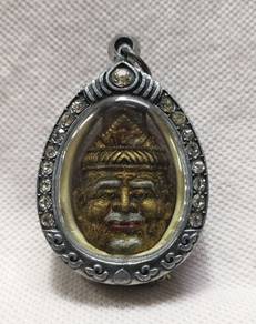 Antique Thai 鲁士头 Lersi Head  Amulet Pendant