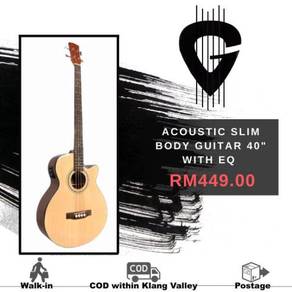 40" Acoustic SLIMBODY Guitar with EQ | Deviser