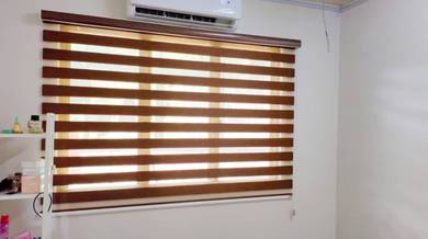 LANGSIR JENIS ZEBRA l zebra blind curtain install