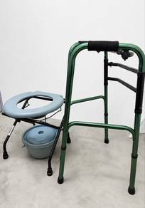 Kerusi Tandas (Commode Chair) + Walker Lipat