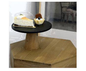 1 Unit - Wooden Cake Stand