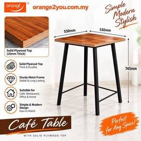 Solid Square Cafe Table