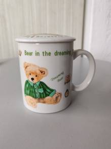Dreaming Teddy Bear Mug with Lid