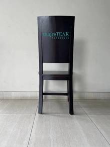 Tall Back Teak Chair -Solid Back