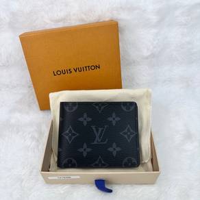LV Monogram Eclipse Slender Bifold Wallet RFID