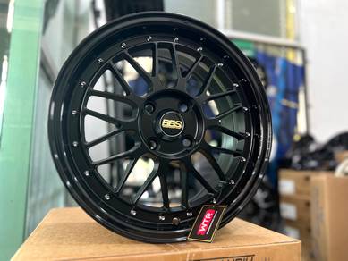 Sport Rim Baru 15 BBS LM Flat Black Flow Forming