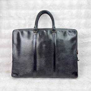 LV Porte-Documents Voyage Briefcase in Black