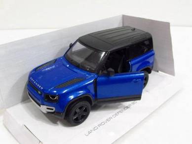 Kinsmart Diecast Car LAND ROVER Defender 90 Blue