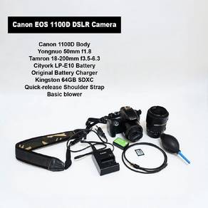 DSLR Canon Eos 1100D camera